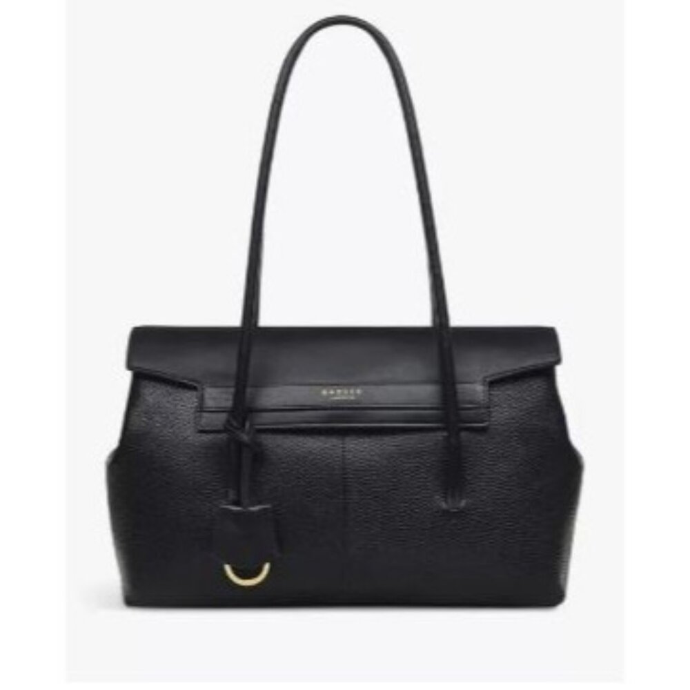 Radley London Black Ripley Road Flap Magnetic Closure Bag Purse NEW - Picture 2 of 12